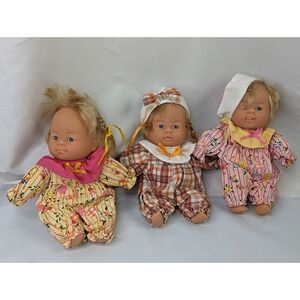 Simba Toys Baby Doll 7 Inch Lot of 3 Emotion Faces